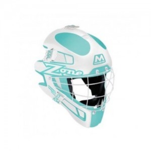 [뉴스포츠용품]존 - 골키퍼 마스크 MONSTER SQUARE CAGE/light turquoise-white/ZONE Goalie mask/플로어볼용품