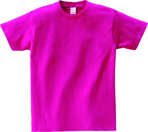 [단체복]탐스 - 베이직 라운드 티셔츠(17수)(00085-CVT_146) 단체복/마킹가능/마킹시추가비용별도/마킹필요시전화요망/색상핫핑크
