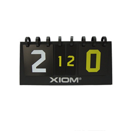 [스포츠용품]엑시옴 - 스코어보드 S6 Multi 탁구점수판 / H: 34 x W: 20 x L: 60cm /500g미만 / 21점제/ 블랙