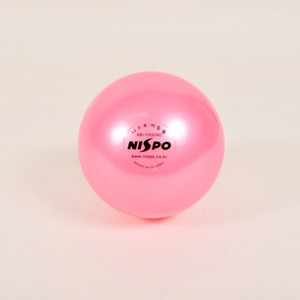 [체조용품]니스포 - 리듬체조 공 유아용(5인치,±240g) 핑크 리듬체조/공/리듬체조공/체조/NISPO/니스포