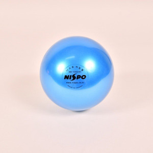 [체조용품]니스포 - 리듬체조 공 유아용(5인치,±240g) 블루 리듬체조/공/리듬체조공/체조/NISPO/니스포
