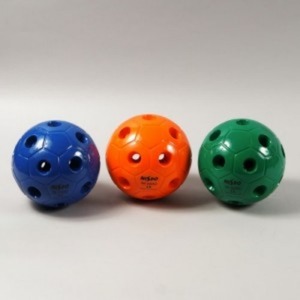 [뉴스포츠용품]니스포 - 츄크볼 공(3개입) 세트/블루 오렌지 그린 각 1개씩/우레탄/2호 사이즈/높은 탄성과 내구성