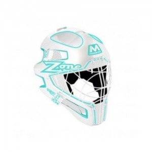 [뉴스포츠용품]존 - 골키퍼 마스크 MONSTER CAT EYE CAGE/white-light turquoise/ZONE Goalie mask/플로어볼용품