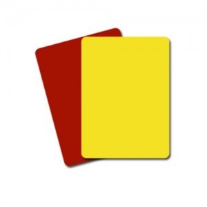 [뉴스포츠용품]스매싱스포츠 - 경고카드 레드카드 옐로우카드 피구용품/스포츠클럽/심판카드