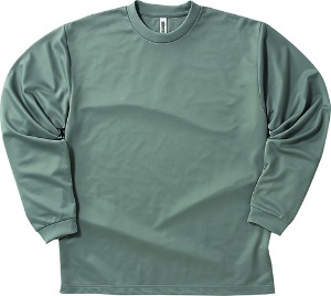 [단체복]탐스 -  드라이 라운드 긴팔 티셔츠(00304-ALT_002) 단체복/마킹가능/마킹시추가비용별도/마킹필요시전화요망/색상그레이