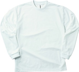[단체복]탐스 -  드라이 라운드 긴팔 티셔츠(00304-ALT_001) 단체복/마킹가능/마킹시추가비용별도/마킹필요시전화요망/색상화이트