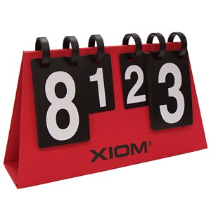 엑시옴 - 스코어보드 S4 Multi RED (35점제 일반스포츠용) 탁구점수판 / 48.4 x 27.2cm