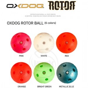 [뉴스포츠용품]OXDOG) ROTOR Ball (초중고 대회 공인구) - 개별 주문시 최소 5개부터 주문 가능/플로어볼 공
