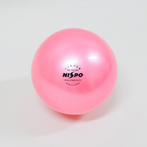 니스포 - 리듬체조 공 주니어용 (6인치,±280g) 핑크색 리듬체조/공/리듬체조공/체조/NISPO/니스포