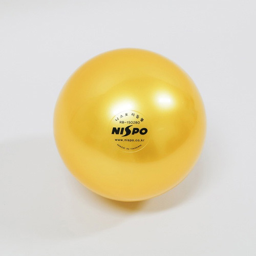 니스포 - 리듬체조 공 주니어용 (6인치,±280g) 노란색 리듬체조/공/리듬체조공/체조/NISPO/니스포