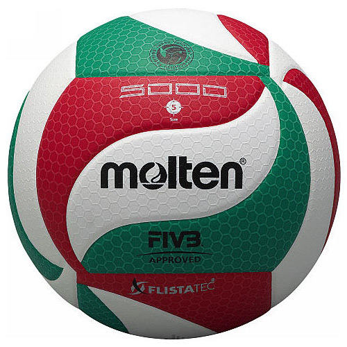 몰텐 - V5M5000 배구공 5호/FIVB(국제 배구 연맹) 공인구/인공피혁/배구볼/배구용품/몰텐배구공