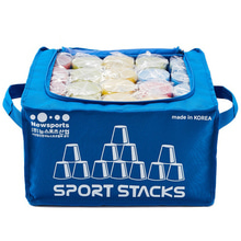 [뉴스포츠용품]nsi - 스포츠스택 주니어 20팩 세트 (컵20세트+가방)/스포츠스태킹용품